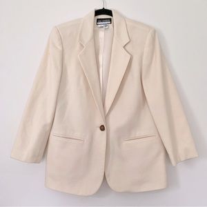 Vintage Cream Blazer